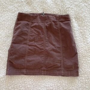 FREE PEOPLE| brown skirt